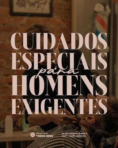 Cuidados especiais para homens exigentes