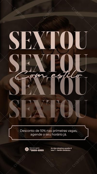 Sextou com estilo