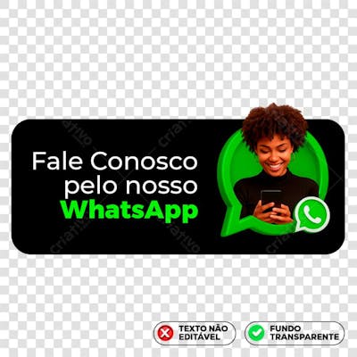 Fale conosco pelo nosso WhatsApp Selo
