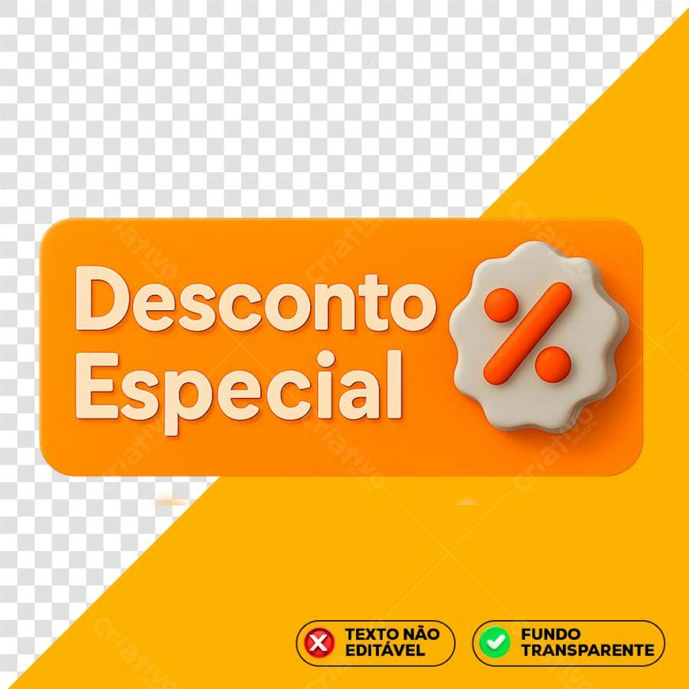 Desconto Especial Selo 3D