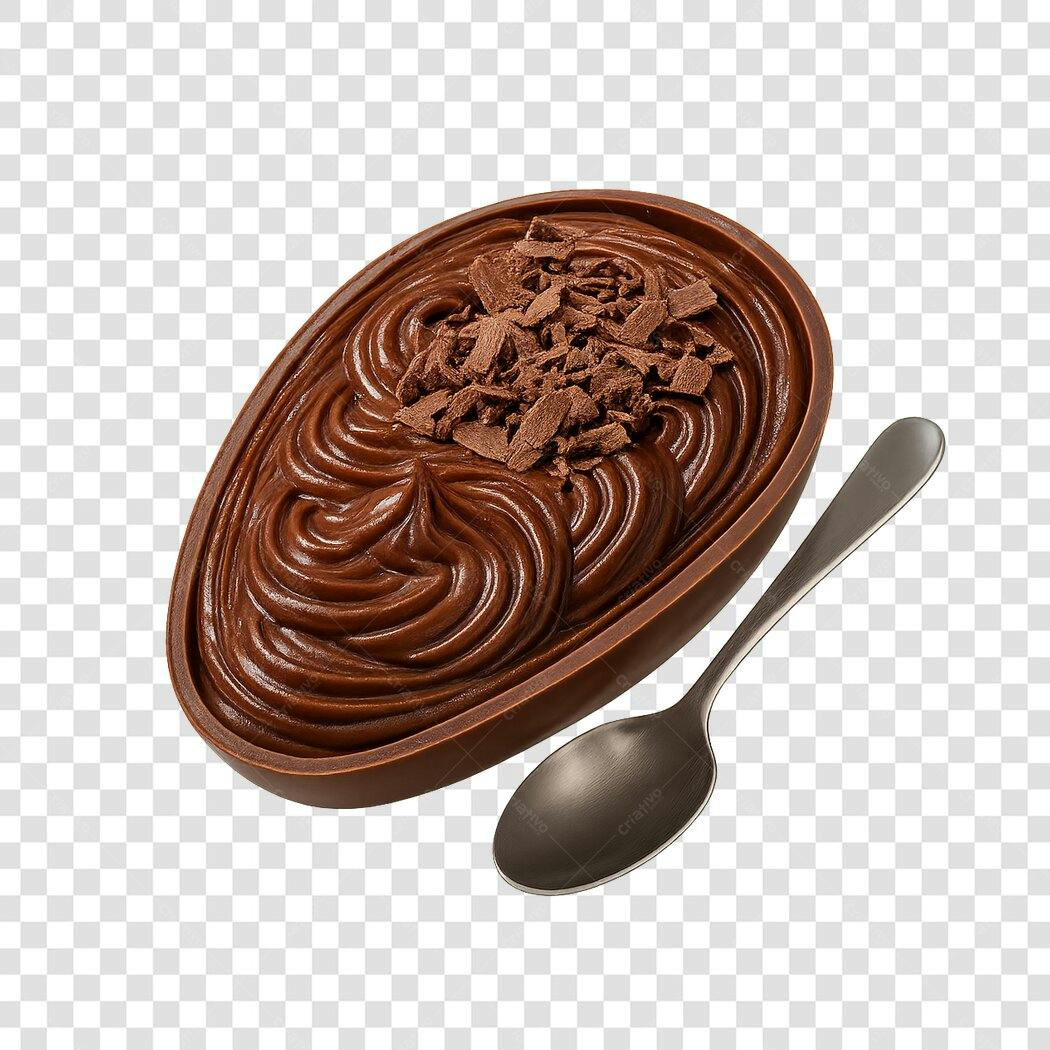 Imagem Ovo de Páscoa Chocolate PNG com fundo transparente