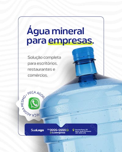 Social Media - Distribuidora de Água PSD Editável (3)