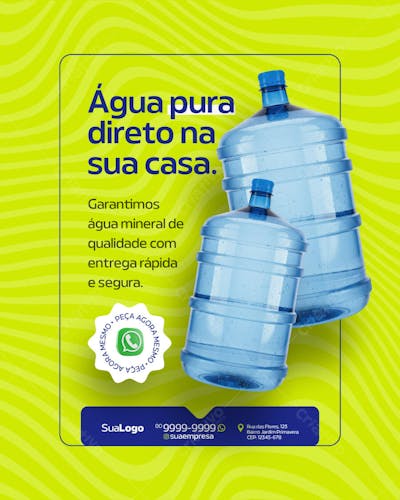 Social Media - Distribuidora de Água PSD Editável (6)