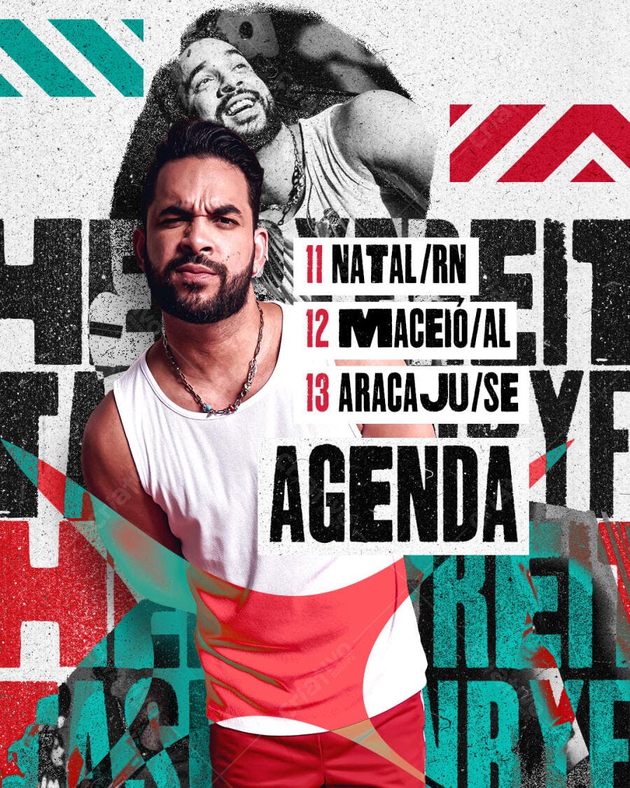 Flyer para Show Musical PSD Editável