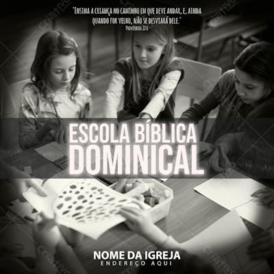 FLYER ESCOLA BIBLICA DOMINICAL