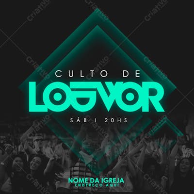 FLYER CULTO DE LOUVOR