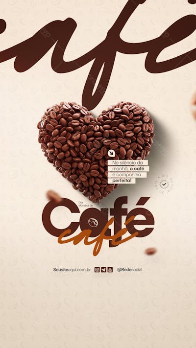 Dia Mundial do Café 14 de Abril Social Media PSD Editável (3)
