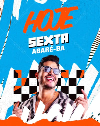 FLYER AGENDA DE SHOWS FEED PSD EDITAVEL