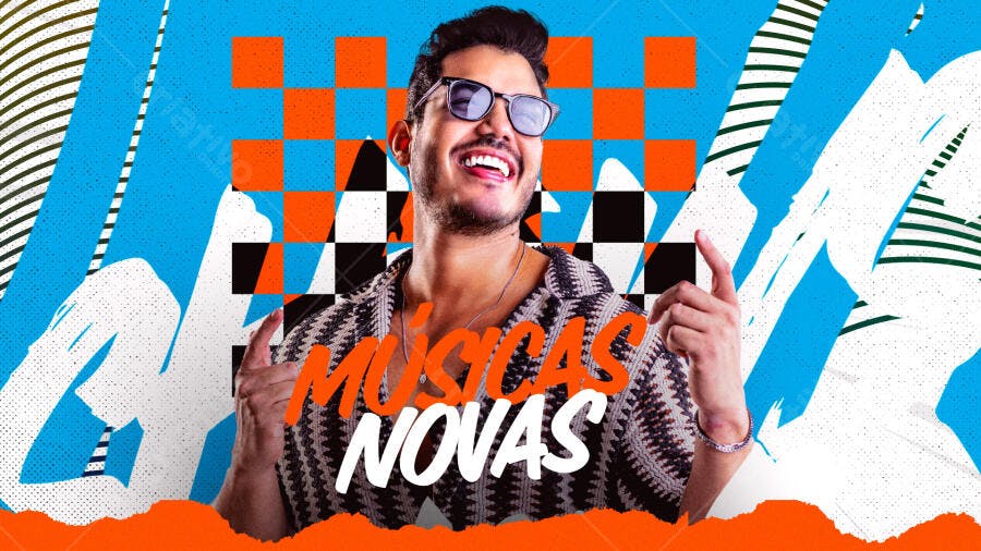 Flyer para Lançamento Musical PSD Editável