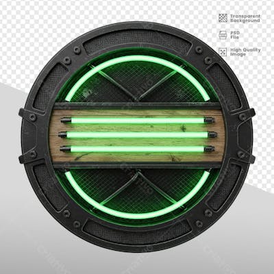 ELEMENTOS 3D RUSTICO MADEIRA E FERRO 20