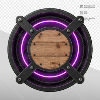 ELEMENTOS 3D RUSTICO MADEIRA E FERRO 18