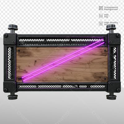 ELEMENTOS 3D RUSTICO MADEIRA E FERRO 24