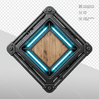 ELEMENTOS 3D RUSTICO MADEIRA E FERRO 29