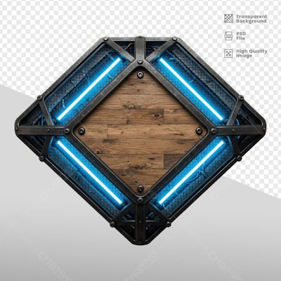 ELEMENTOS 3D RUSTICO MADEIRA E FERRO 31