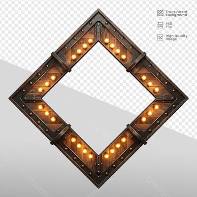 ELEMENTOS 3D RUSTICO MADEIRA E FERRO 39