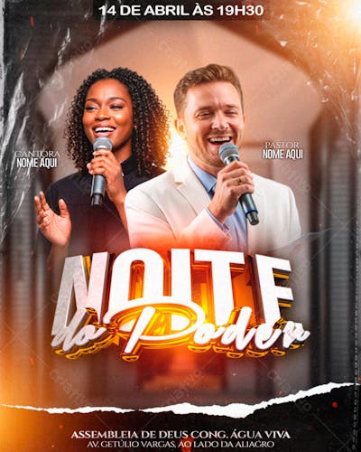 FLYER NOITE DO PODER