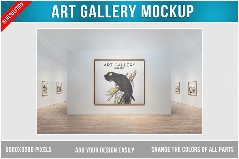 Galeria de Arte Mockup