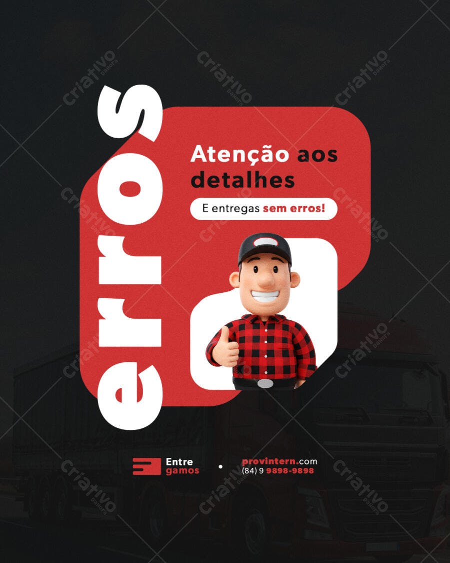 Postagem para Redes Sociais PSD Editável
