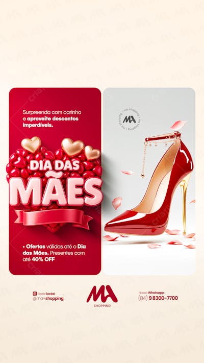 Dia das mães ofertas promoção maio mãe social media PSD editável (1)