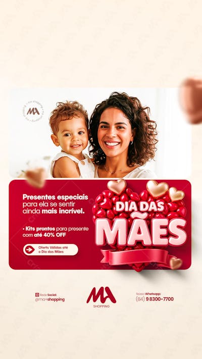 Dia das mães ofertas promoção maio mãe social media PSD editável (2)