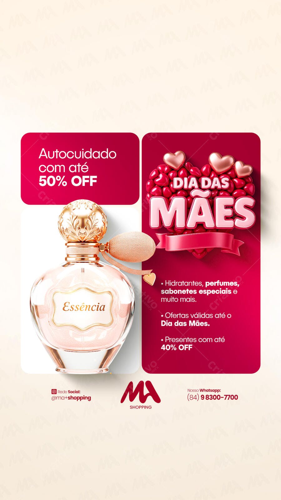Postagem Dia das Mães PSD Editável