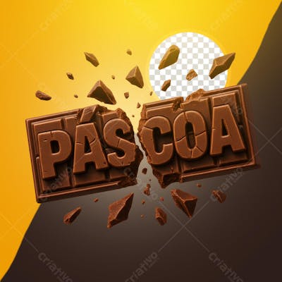 SELO 3D PARA PÁSCOA EM ALTA QUALIDADE
