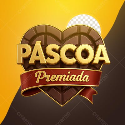 SELO 3D PARA PÁSCOA EM ALTA QUALIDADE
