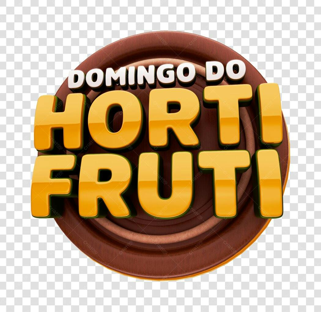 Banner Domingo do Horti Fruti PNG com fundo transparente