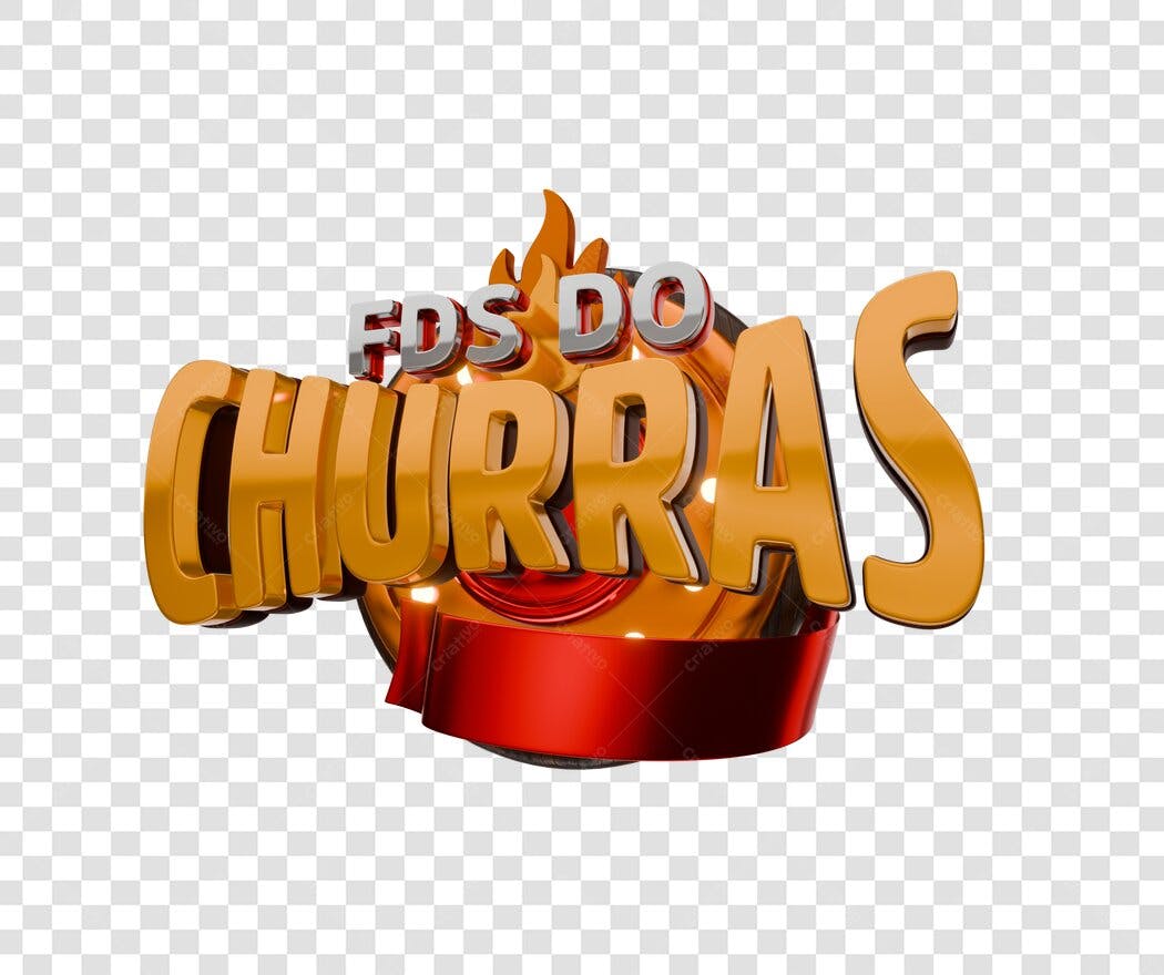 Banner FDS do Churras PNG com fundo transparente