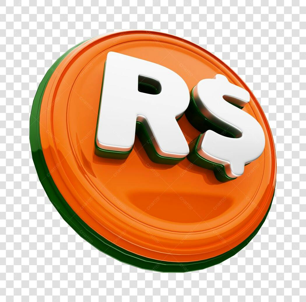 Logo PNG com fundo transparente - Símbolo Real e Dólar