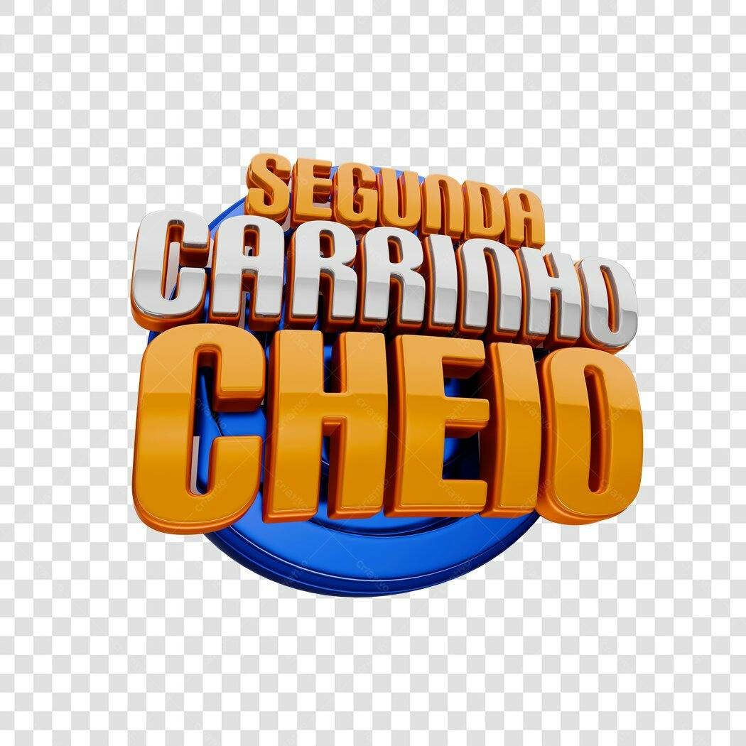 Banner Segunda Carrinho Cheio PNG com fundo transparente
