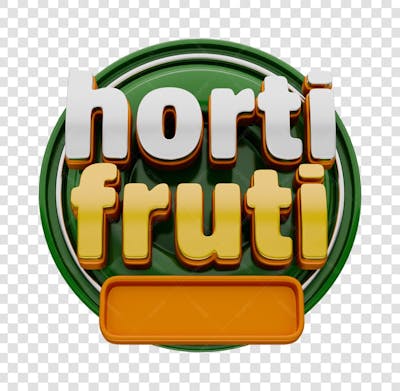 SELO 3D HORTI FRUTI