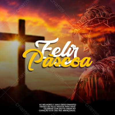 FLYER - FELIZ PÁSCOA CRUZ