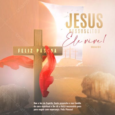 FLYER - PÁSCOA CRUZ DE CRISTO