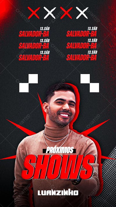 FLYER AGENDA DE SHOWS