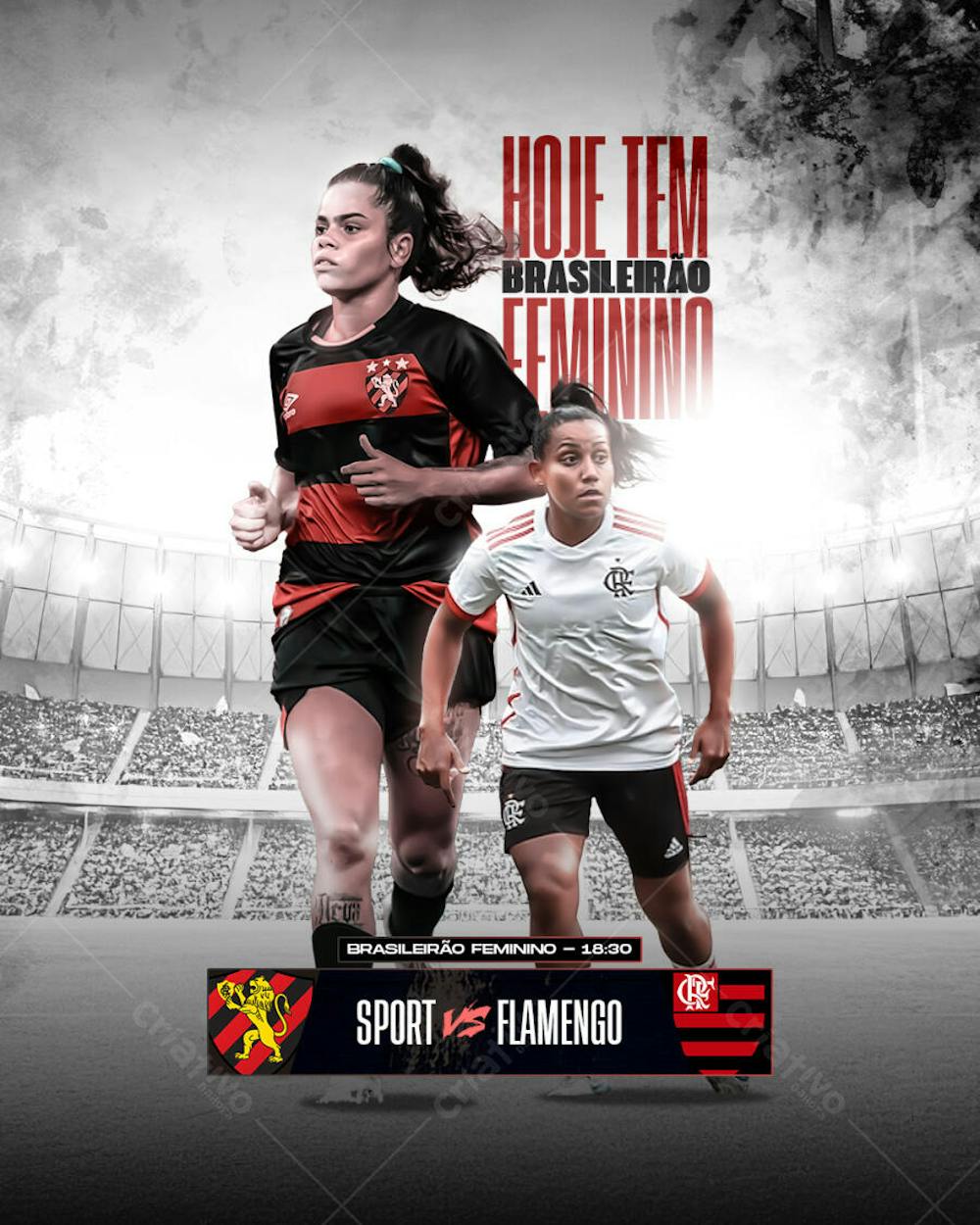 Jogo do Dia - Sport X Flamengo - Brasileirão Feminino