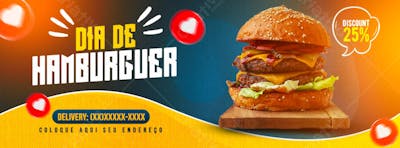 FLYER DIA DE HAMBURGUER