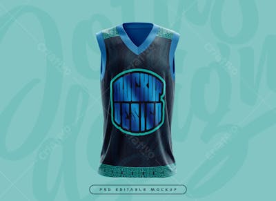 Basketball uniform tshirt Jersey Psd Editable Mockup (2)