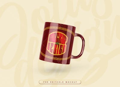 Ceremic Mug Psd Editable Mockup