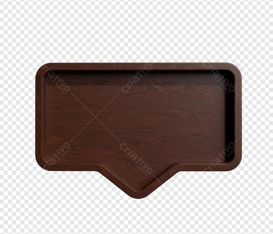 Mockup Bandeja de Madeira para Restaurante PSD Editável