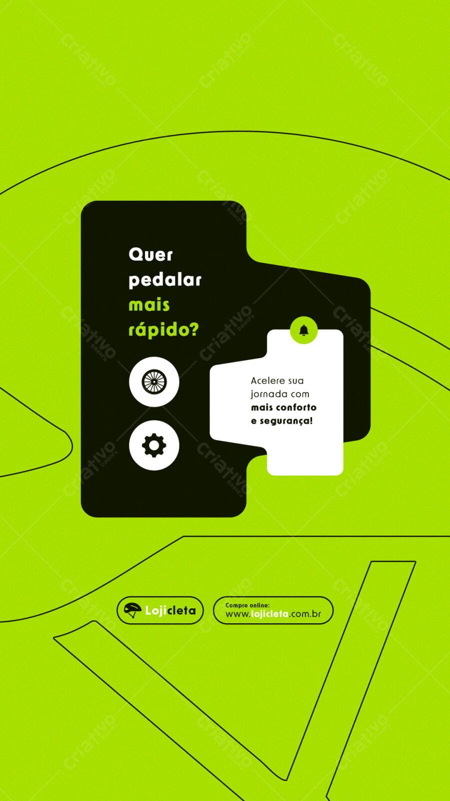 Flyer para Loja de Bicicletas PSD Editável