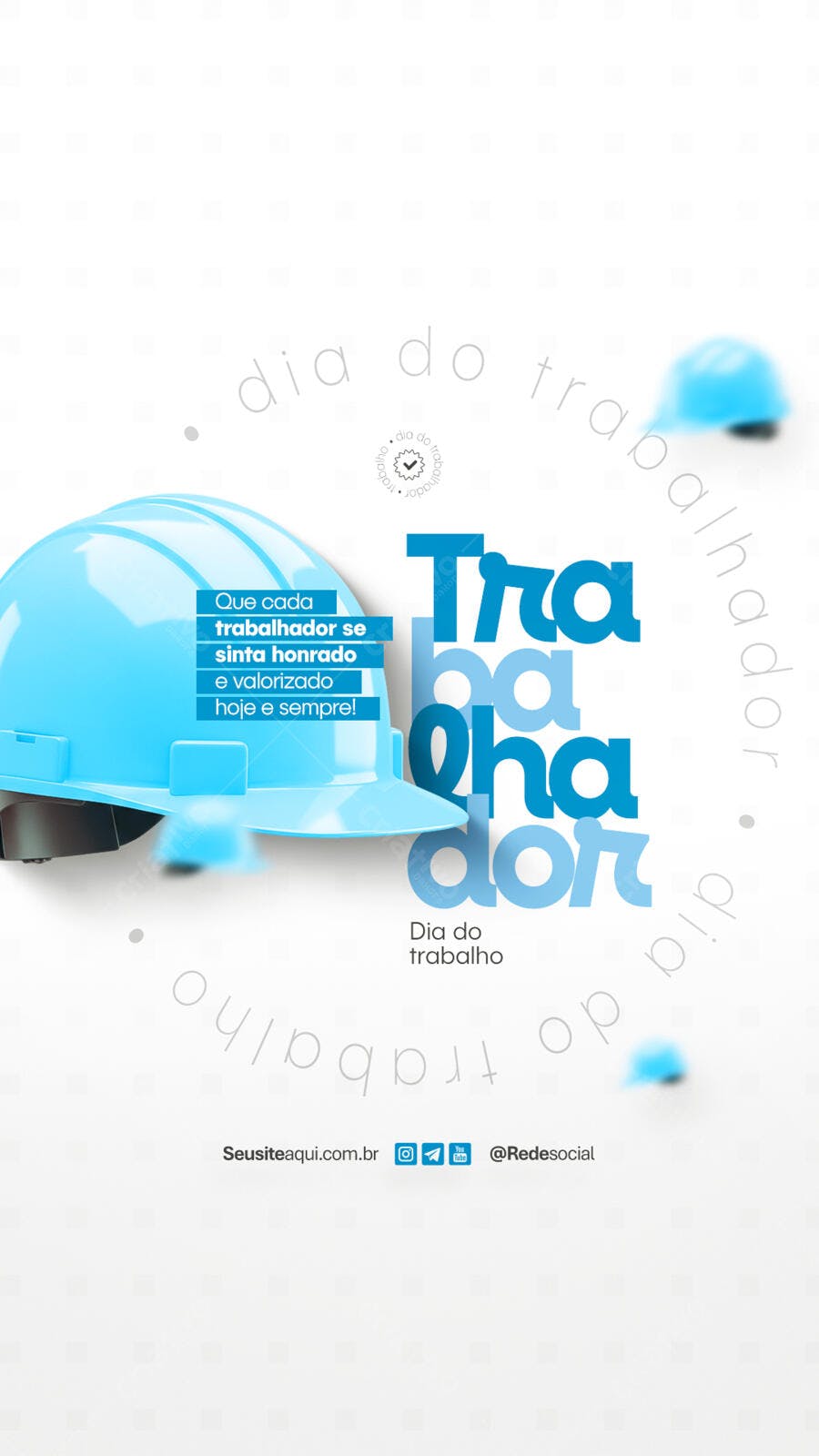Postagem Dia do Trabalho PSD Editável