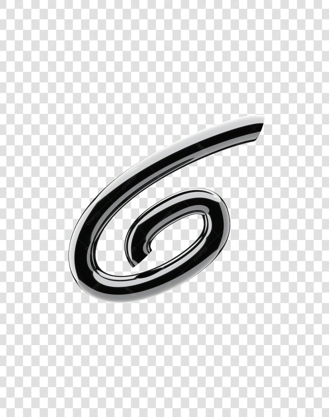 Elemento gráfico Número 6 PNG com fundo transparente