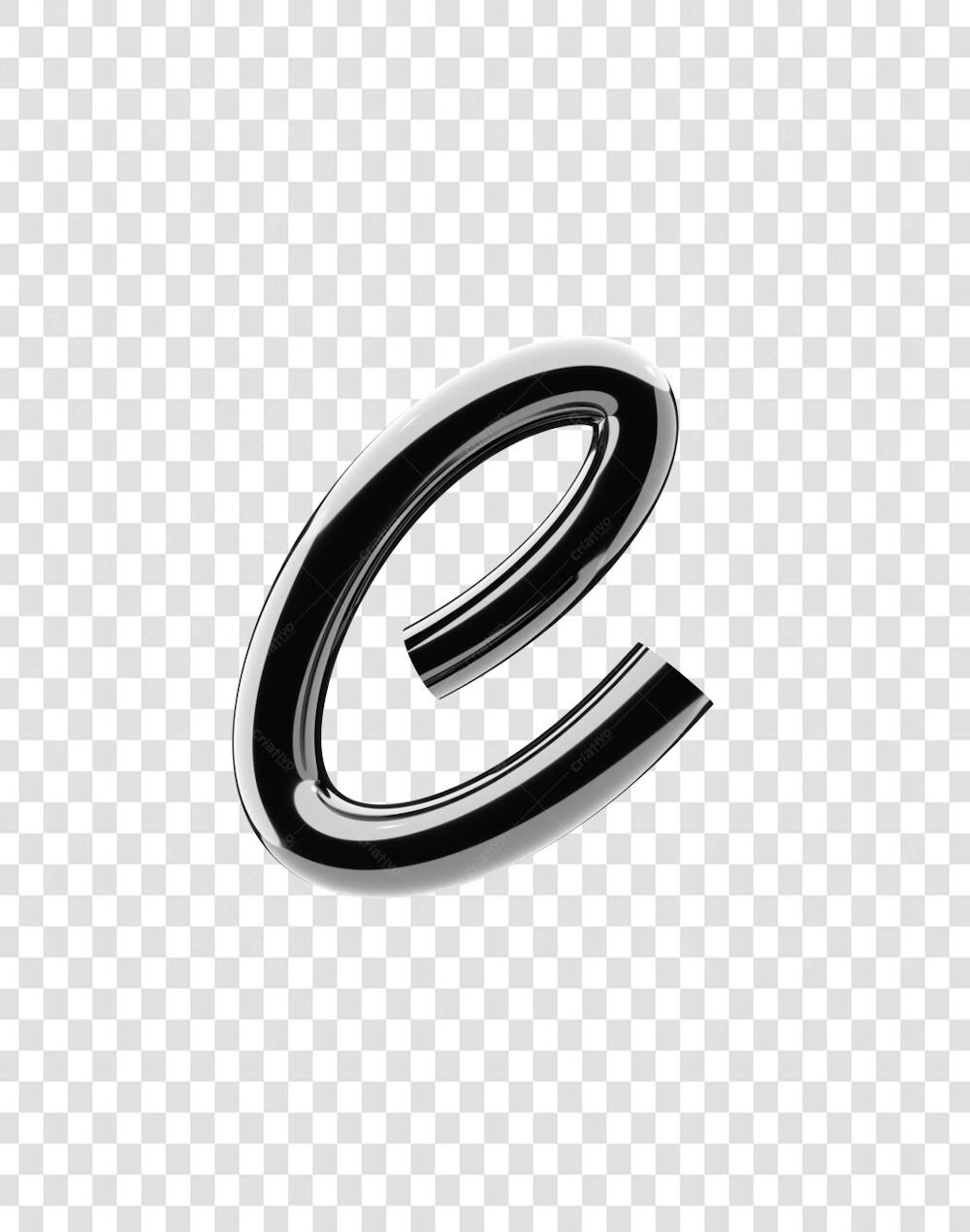 Chrome 3D Lettering Set Aphabet Letters (5)