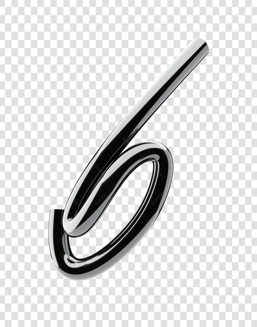 Logo Número 6 PNG com fundo transparente