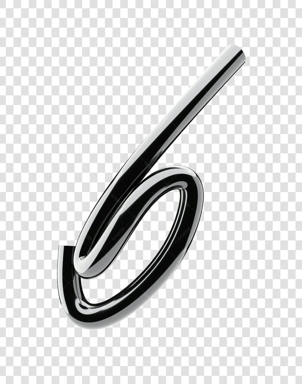 Chrome 3D Lettering Set Aphabet Letters (2)