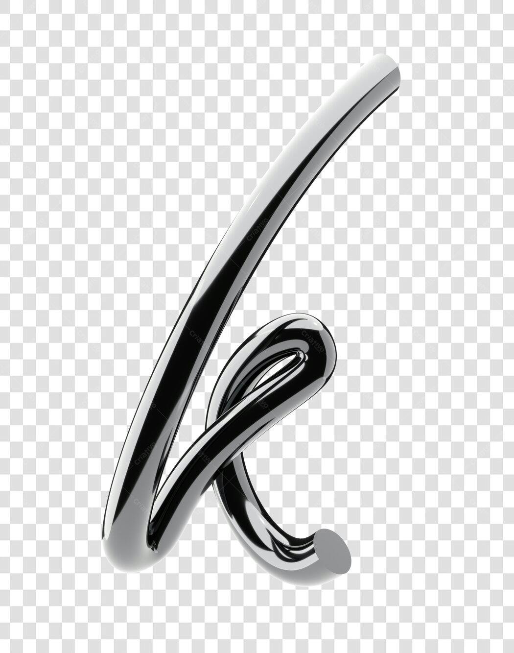 Logo moderna letra K PNG com fundo transparente