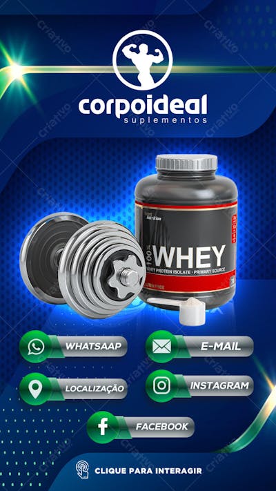 FLYER LOJA DE SUPLEMENTOS