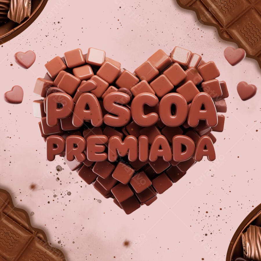 Flyer Páscoa Premiada PSD Editável