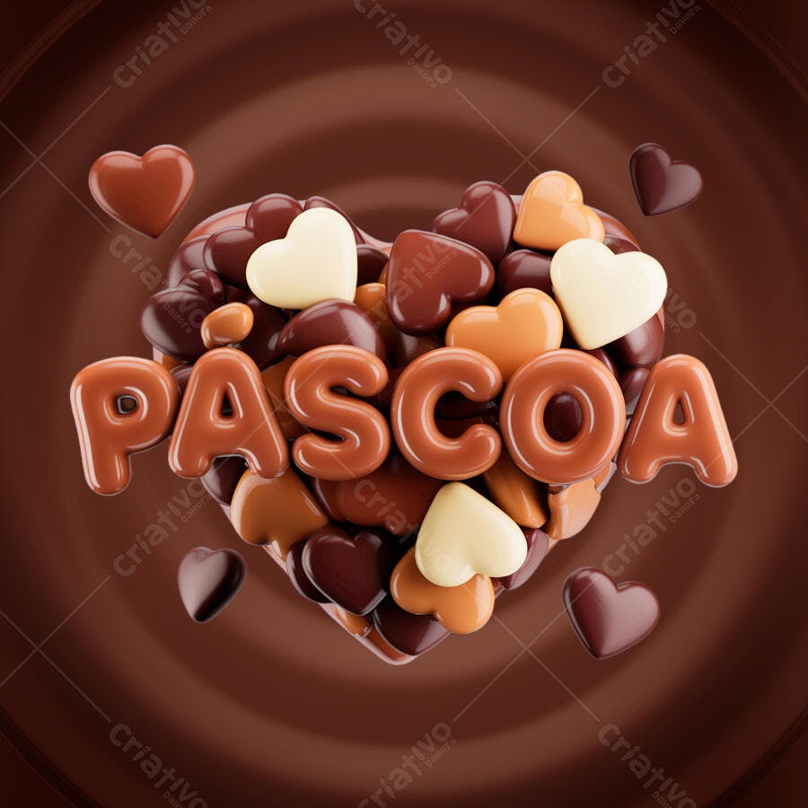 Flyer para Páscoa PSD Editável